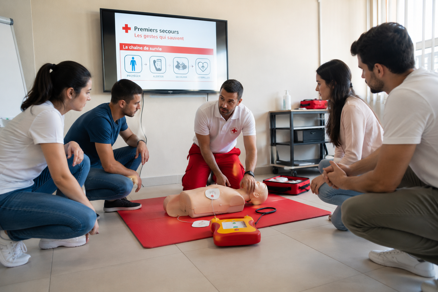 Médical 1 — formation premiers secours CPR